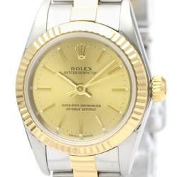 ROLEX Oyster Perpetual K Serial Steel Yellow Gold Automatic Watch BF553311