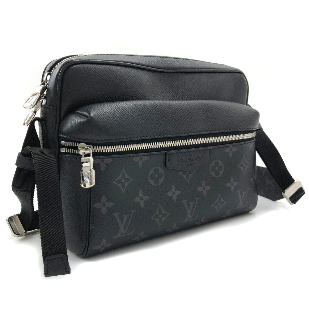 Louis Vuitton shoulder bag outdoor PM M30233 leather canvas noir black  men's LOUIS VUITTON K21001106