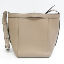 J&M Davidson Women's Leather Shoulder Bag Light Beige