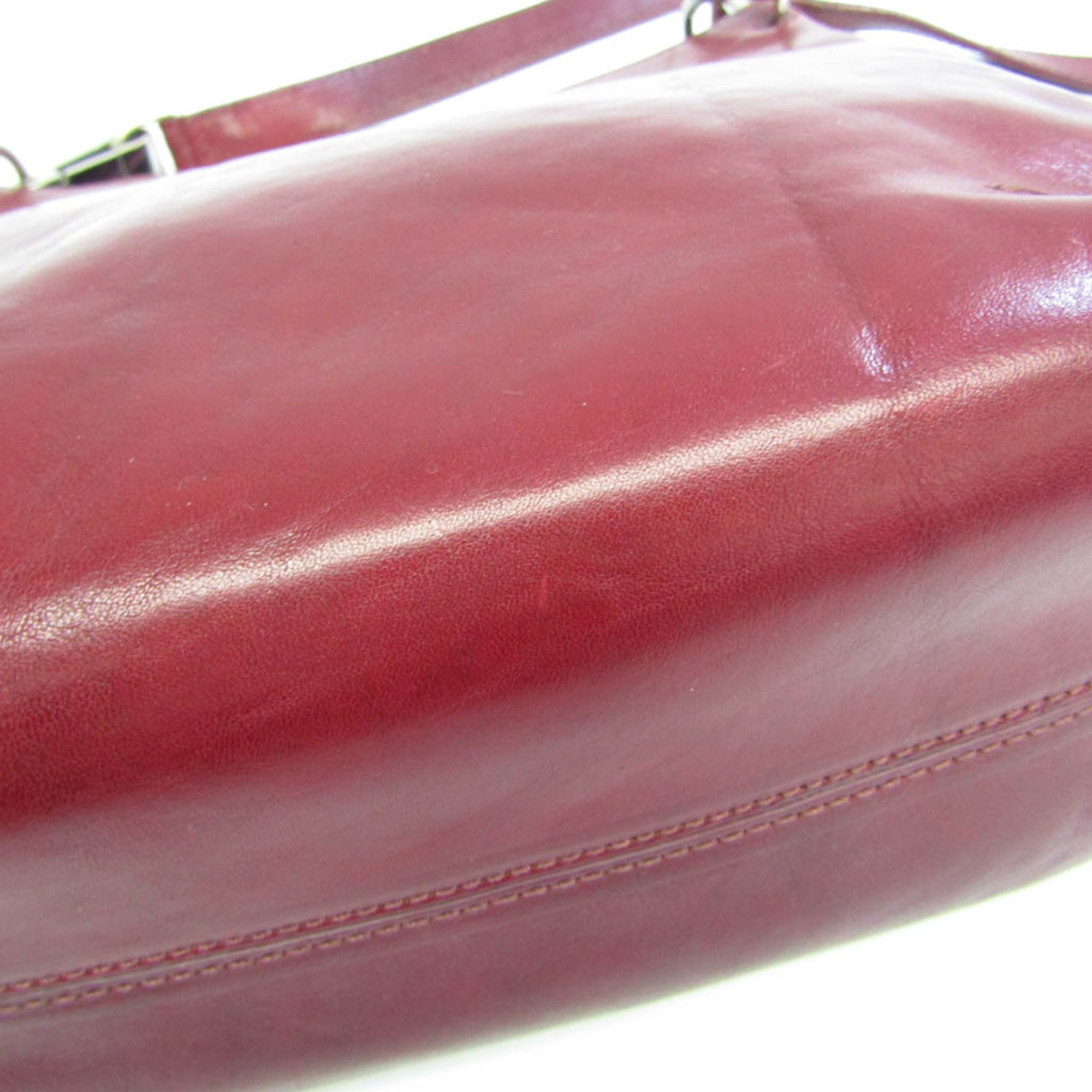 Hirofu Women's Leather Shoulder Bag Wine