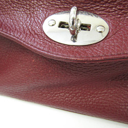 Zanellato Postina M Women,Men Leather Handbag,Shoulder Bag Bordeaux