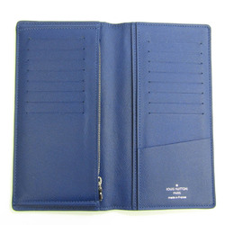 Louis Vuitton Taiga Brazza Wallet M30559 Men's Taiga Leather Long Wallet (bi-fold) Black,Cobalt