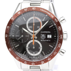Polished TAG HEUER Carrera Chronograph Steel Automatic Watch CV2013 BF553312