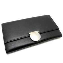 Salvatore Ferragamo Accessory Long Wallet Ladies' Calf Black