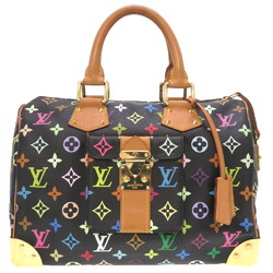 Louis Vuitton Monogram Multicolor Speedy 30 Noir M92642 Handbag