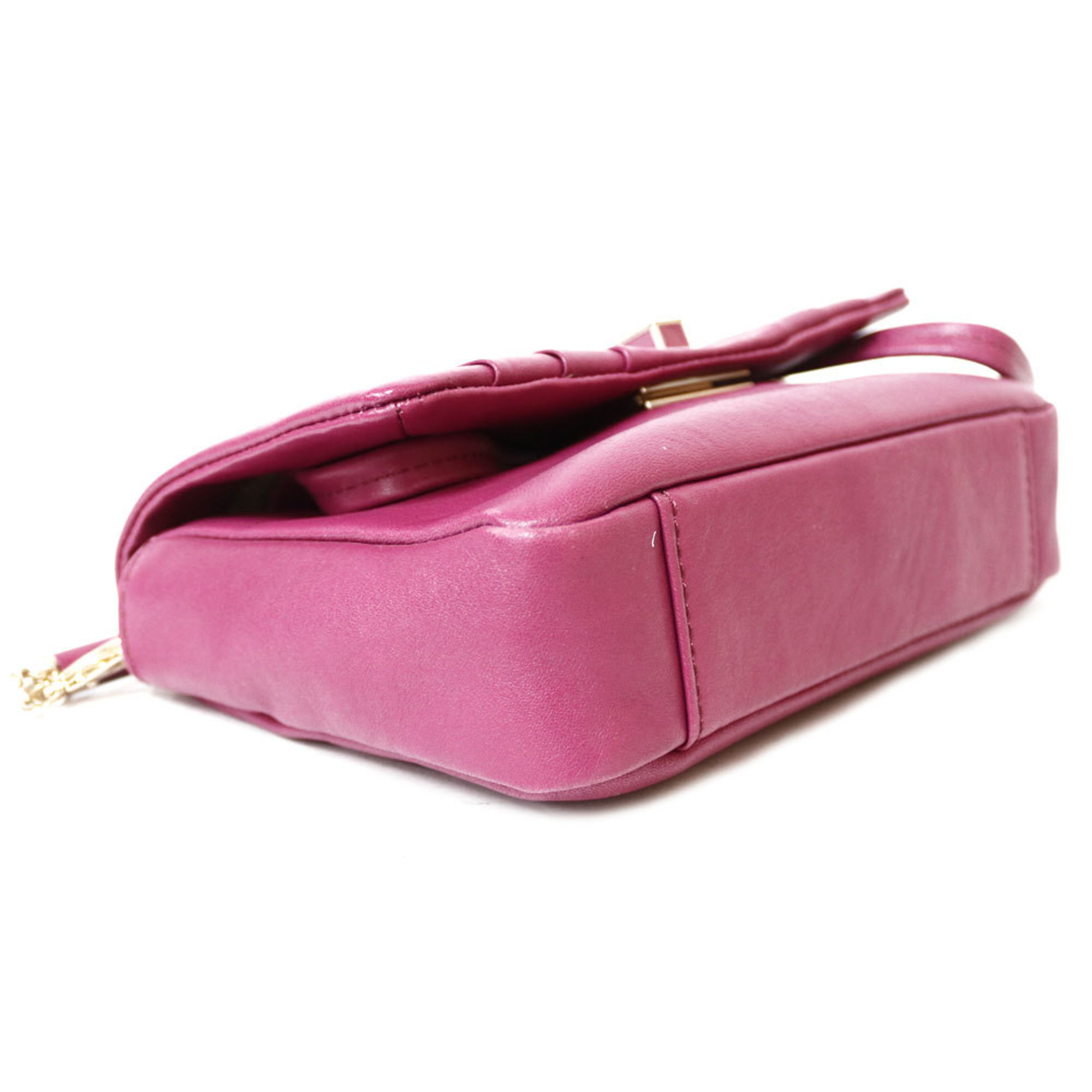 Anya Hindmarch Shoulder Bag Gracie Pink Ladies Leather