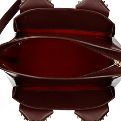 Christian Louboutin Small Studs Eloise Shoulder Bag Leather Bordeaux Women's