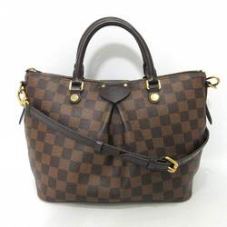 Louis Vuitton Bag Sienna PM Ebene Brown Handbag Shoulder 2way Diagonal Women's Damier N41545 LOUISVUITTON