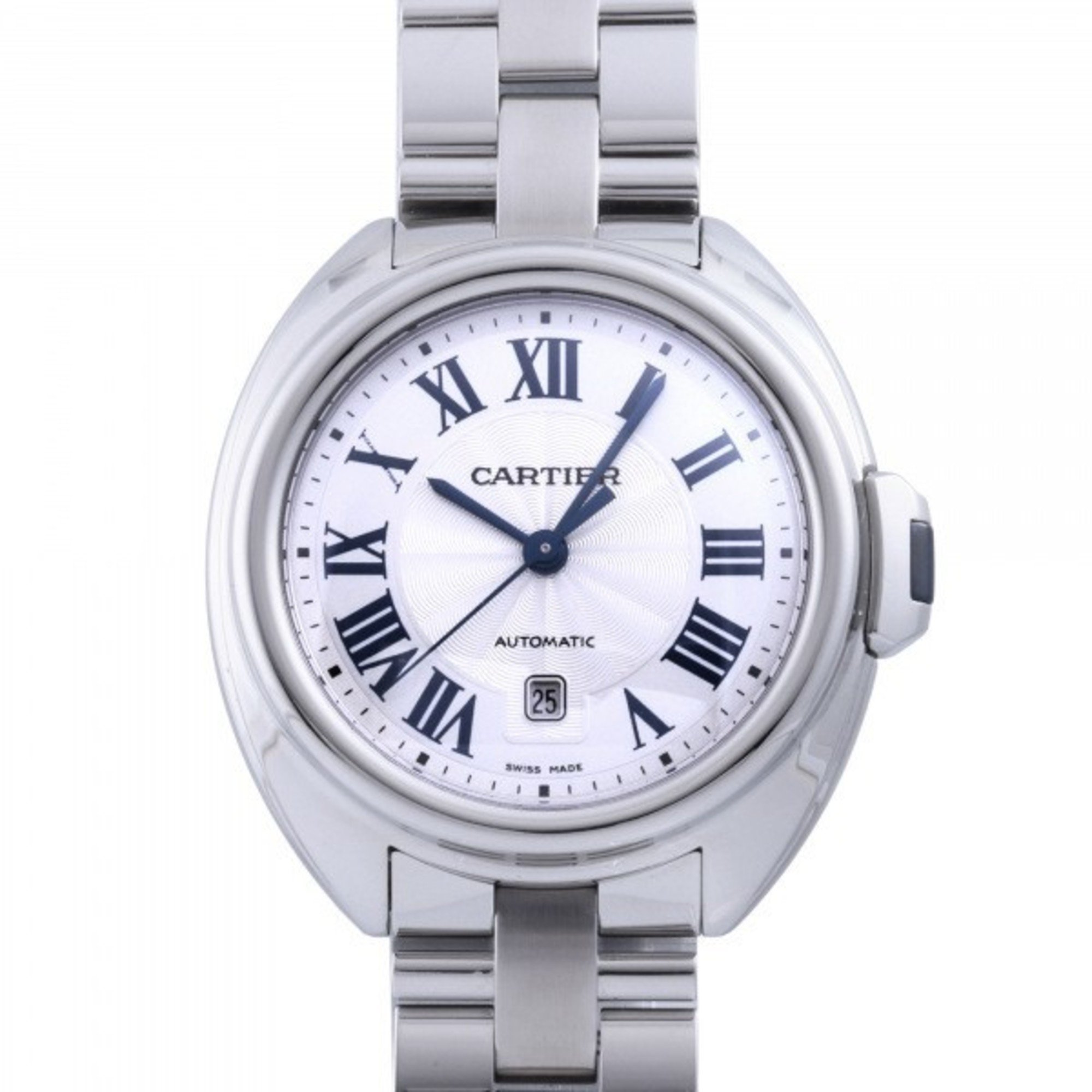 Cartier Cle de WSCL0005 silver dial used watch ladies __