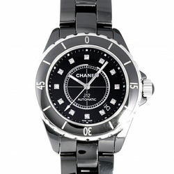 Chanel CHANEL J12 H1626 black dial used watch men's