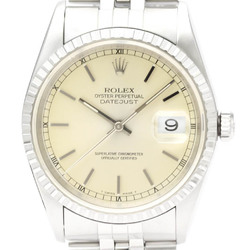 Polished ROLEX Datejust  Stainless Steel Automatic Mens Watch 16220 BF553647