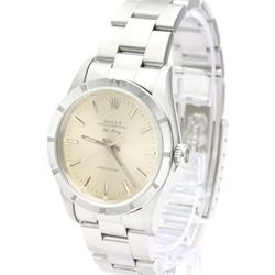 Polished ROLEX Airking 14010 Serial X Steel Automatic Mens Watch BF553396