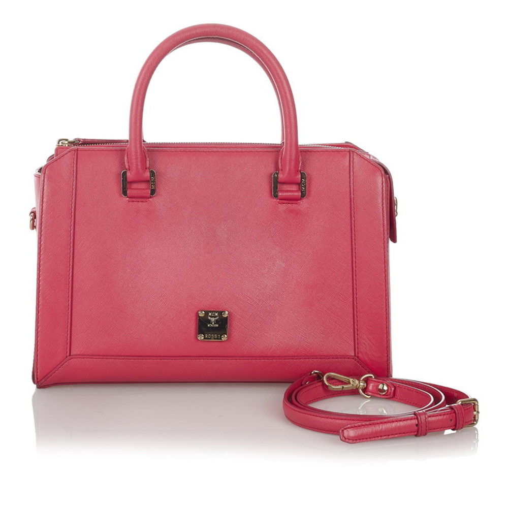 Mcm Women's Leather Bag - Pink