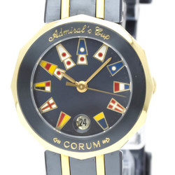 Polished CORUM Admirals Cup 18K Gold Steel Ladies Watch 39.610.31 BF548209