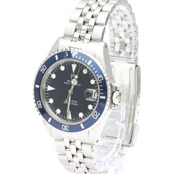 Polished TUDOR ROLEX Prince Oyster Date Submariner Steel Watch 76000 BF553675