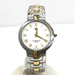 GIVENCHY Givenchy Watch Analog Quartz Silver Gold Combination Dial White SWISS MADE Approx. 18 cm Equivalent 31 mm Round Face Stainless Steel Men's Women's