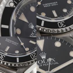 ROLEX Rolex Submariner 5513 men's SS watch automatic winding black dial