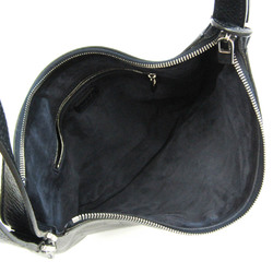 Hirofu Women's Leather Shoulder Bag Black