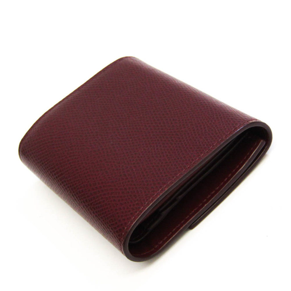 Celine Small Trifold Wallet Women's Leather Wallet (tri-fold) Bordeaux