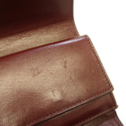 Celine Small Trifold Wallet Women's Leather Wallet (tri-fold) Bordeaux