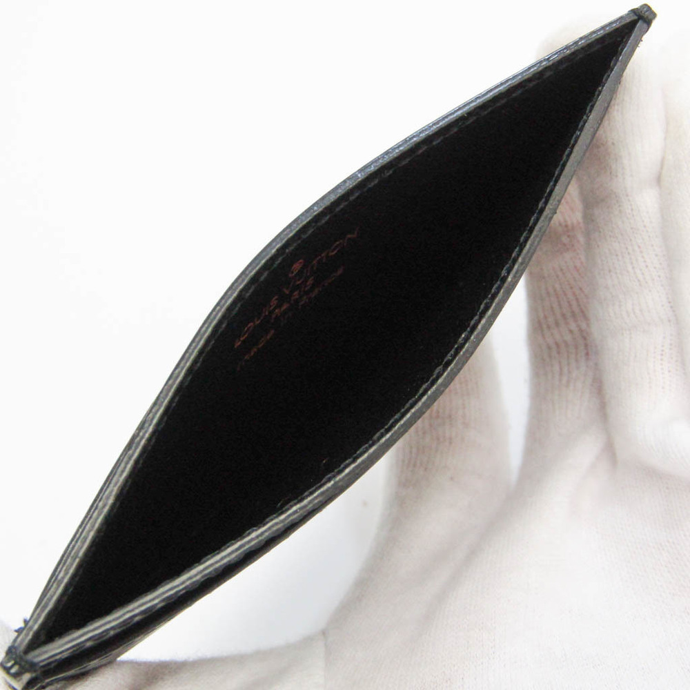 Louis Vuitton Epi Simple Card Case M63512 Epi Leather Card Case Noir