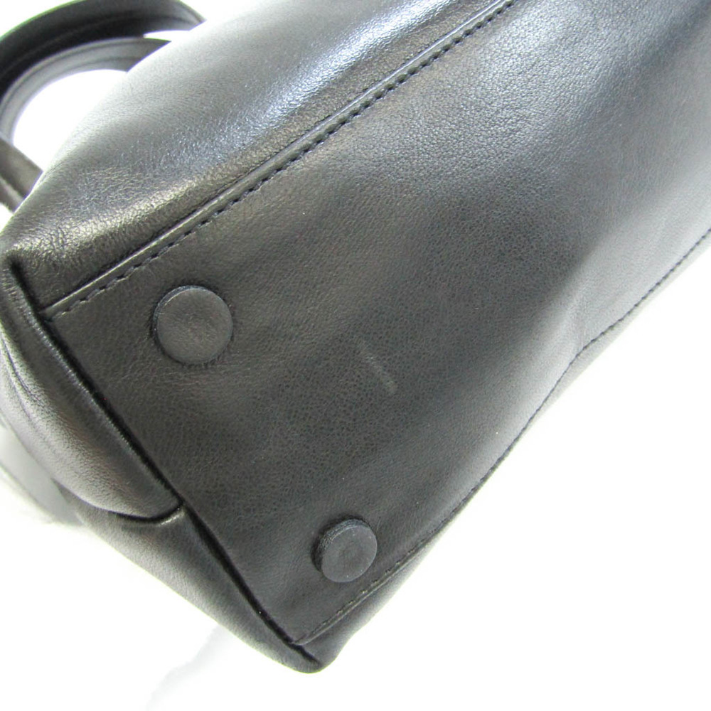 Hirofu Women's Leather Handbag Black