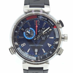 Louis Vuitton Wristwatch Tambour Regatta Men's Quartz SS Rubber Belt Battery Type Q102D