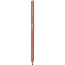 Tiffany Ballpoint Pen Silver Pink Black M206342 925 Sterling TIFFANY&Co. Diamond Texture