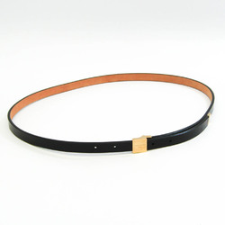 Louis Vuitton Sun Tulle Carre M6805 Women's Leather Standard Belt Black,Gold