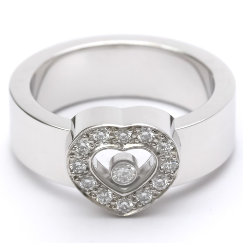 Chopard Happy Diamonds 82/2936-20 White Gold (18K) Fashion Diamond Band Ring Silver