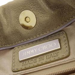 Jimmy Choo JIMMY CHOO fringe shoulder bag leather gold