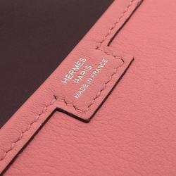 Hermes HERMES Jije Elan 29 Clutch Bag Swift Pink D Engraved