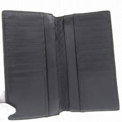 Bottega Veneta Intrecciato bi-fold long wallet leather black 272541