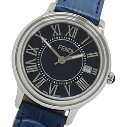 Fendi FENDI watch men's Classico Zucca date quartz stainless steel SS leather 25400L round