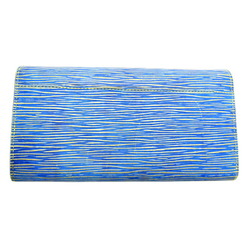 Louis Vuitton Portefeuil Sarah Women's Long Wallet M61649 () Epi (Blue)