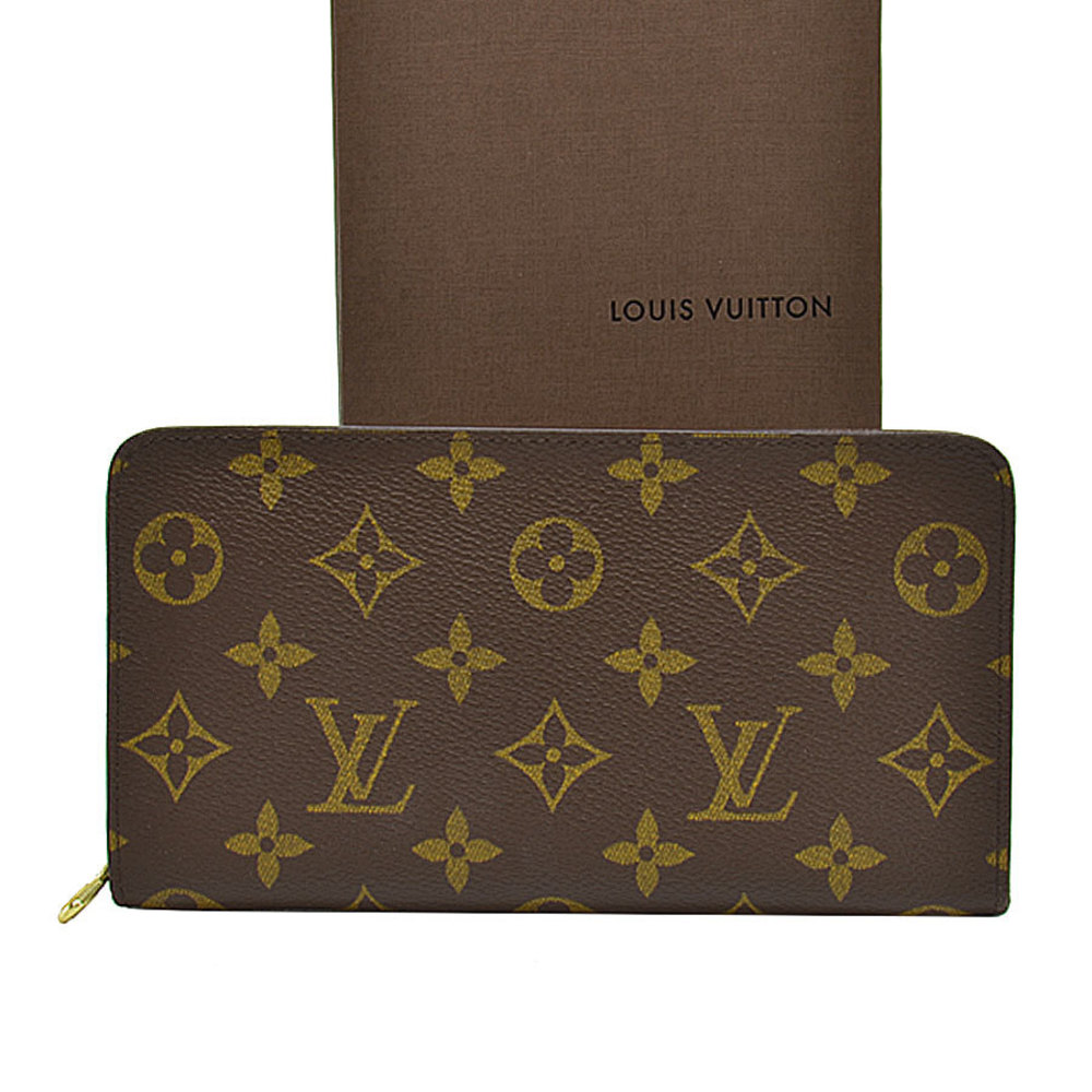 LOUIS VUITTON M61727 Monogram canvas Porto Monet Zip Long Wallet