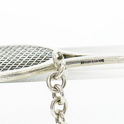 Tiffany & Co. Charm tennis racket ball silver Ag925 key ring ladies men