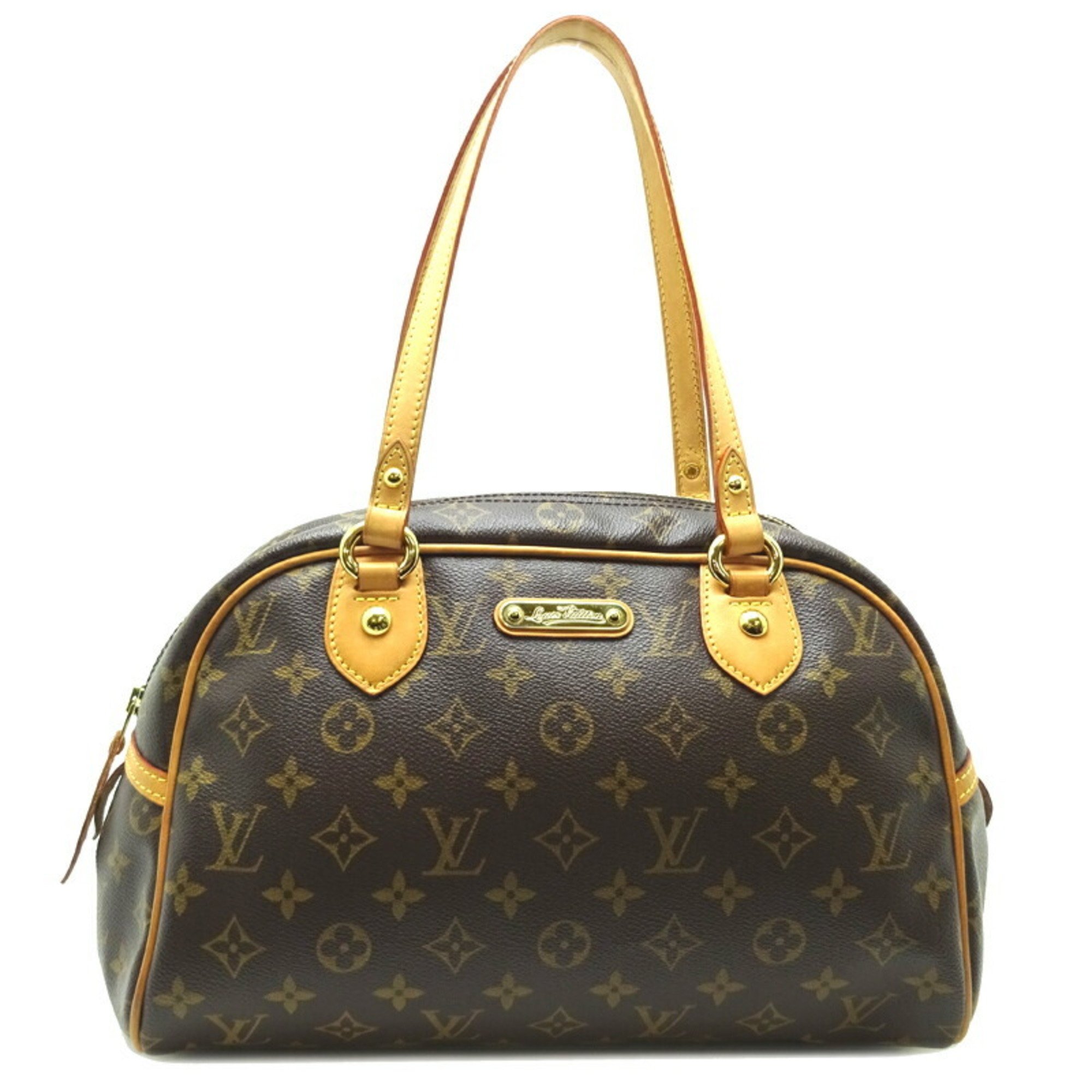 Louis Vuitton Montorgueil PM No Padlock Women's Shoulder Bag M95565 () Monogram Brown