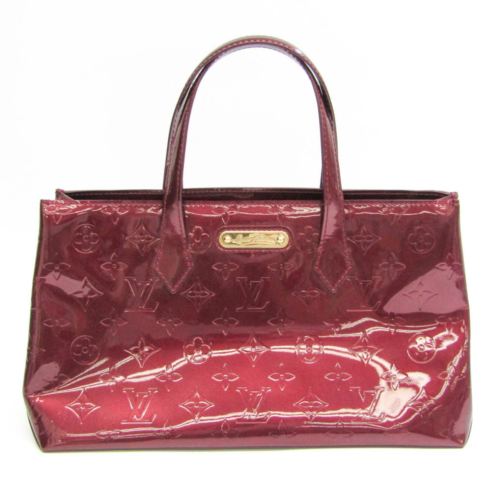 Louis Vuitton Wilshire Monogram Shoulder Bag PM Red Leather for