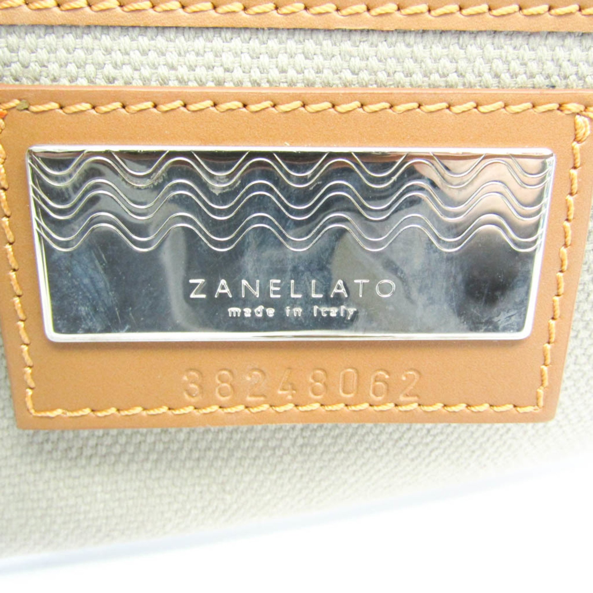 Zanellato POSTINA BABY CRISTALLINO ZA191DA6398C8 Women's Leather,Vinyl Handbag,Shoulder Bag Brown,Clear