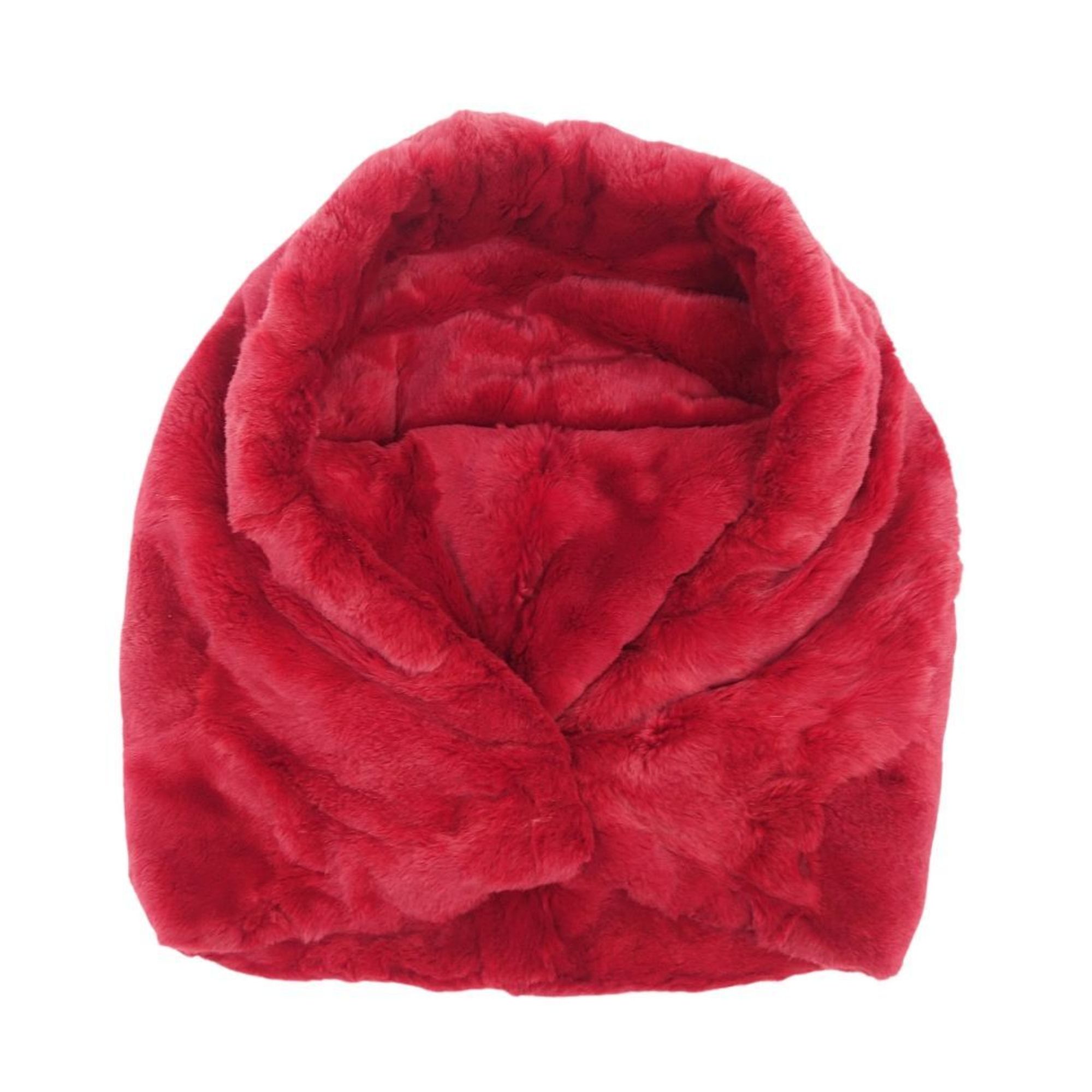 Dolce & Gabbana DOLCE&GABBANA Snood Scarf Stole Weasel Fur Women's UNICA (Free Size) Red