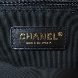 Chanel Chain Bag Coco Mark Tote Leather Women's
