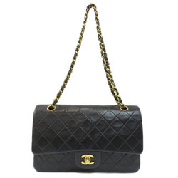 Chanel CHANEL Bag Matelasse 30 Big Black Chain Shoulder W Coco Mark Ladies  Lambskin Leather A04412