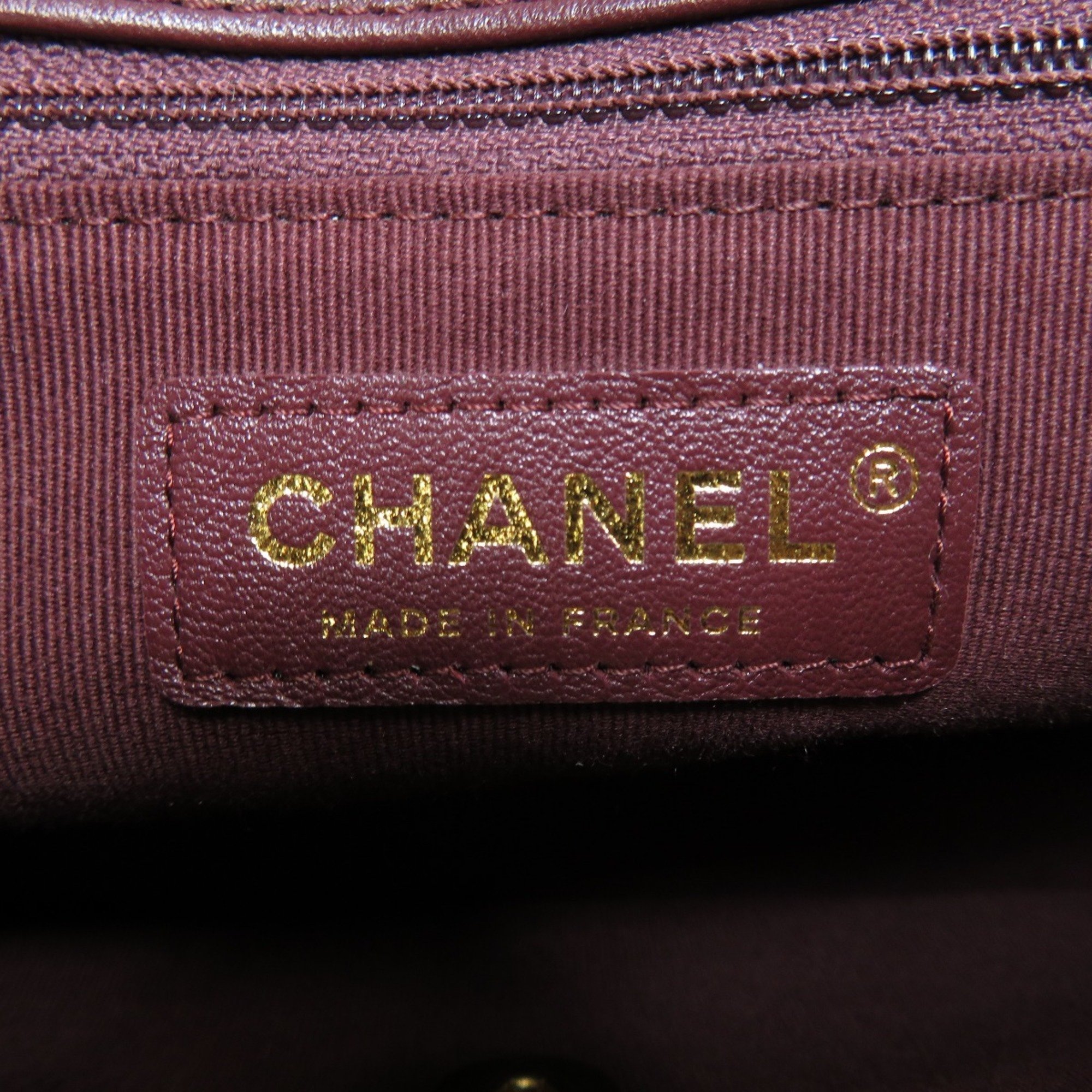 Chanel chain shoulder matelasse bag lambskin ladies' CHANEL