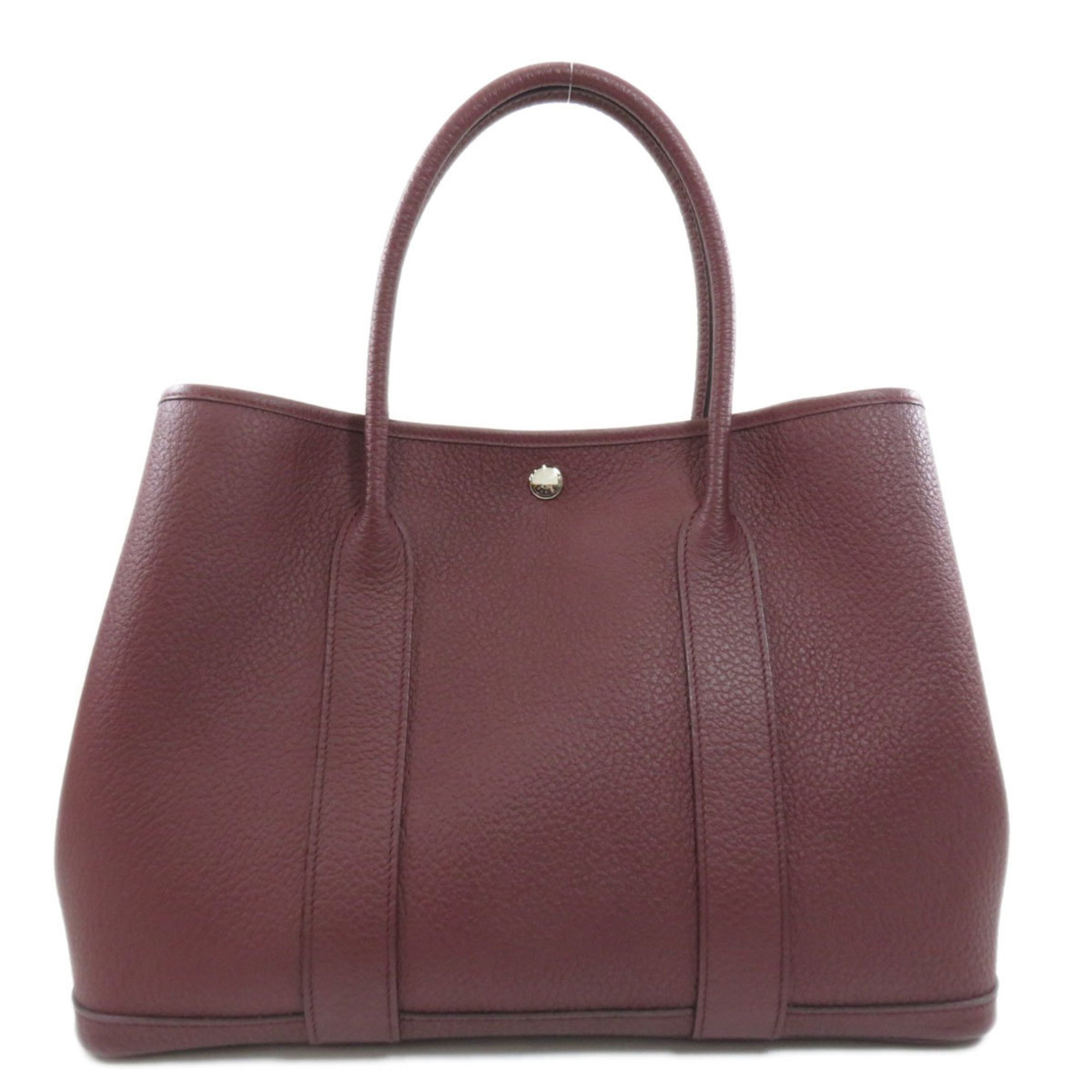 Hermes Garden PM Vash Country Bordeaux Tote Bag Women's HERMES