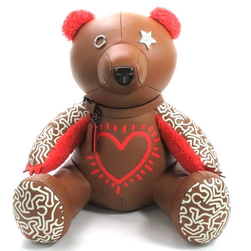 coach keith haring teddy bear