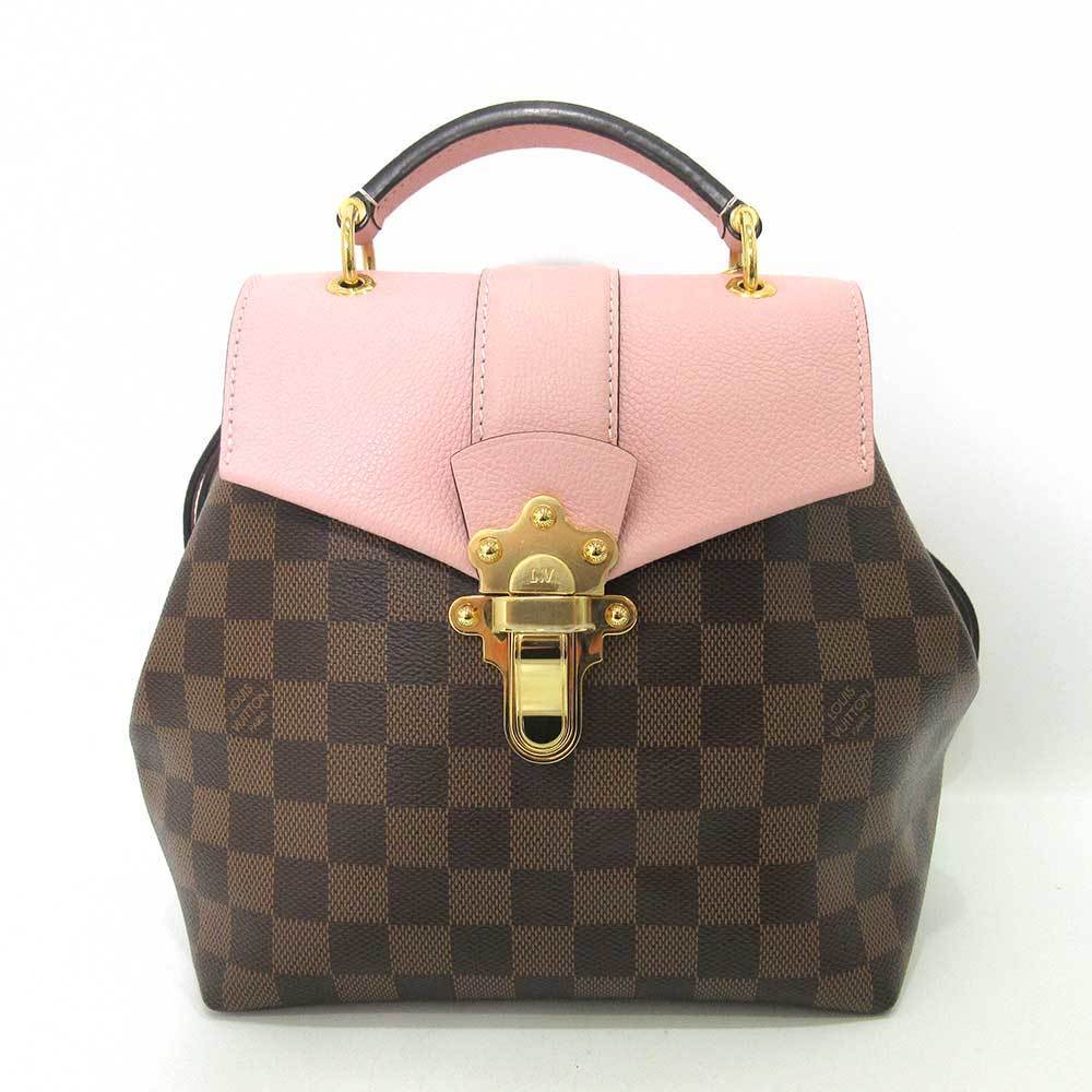 Louis Vuitton Bag Clapton Backpack Magnolia x Ebene Pink Brown Mini Rucksack  Ladies Damier N42262 LOUISVUITTON