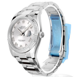 Rolex ROLEX Datejust 116234 SS×WG Random Men's Automatic Watch Roman Index Silver Dial