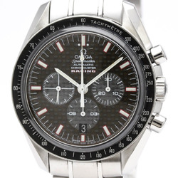 Polished OMEGA Speedmaster Racing Chronograph Carbon Dial Watch 3552.59 BF554431