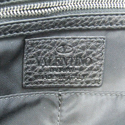 Valentino Garavani Rockstud Love Blade NY2B0457HAP Men's Leather,Nylon Clutch Bag Black